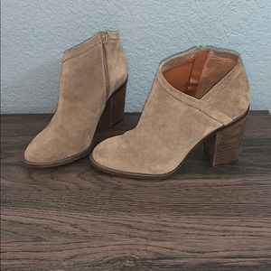 Lucky asymmetrical ankle boots